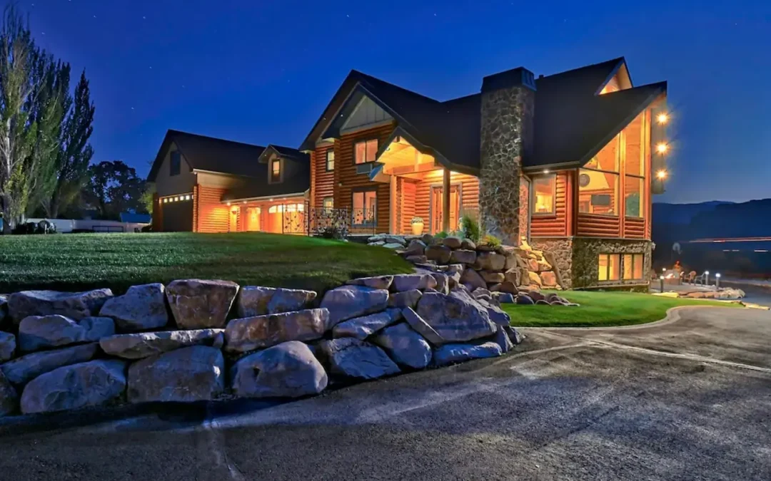 Drewniany nowoczesny dom